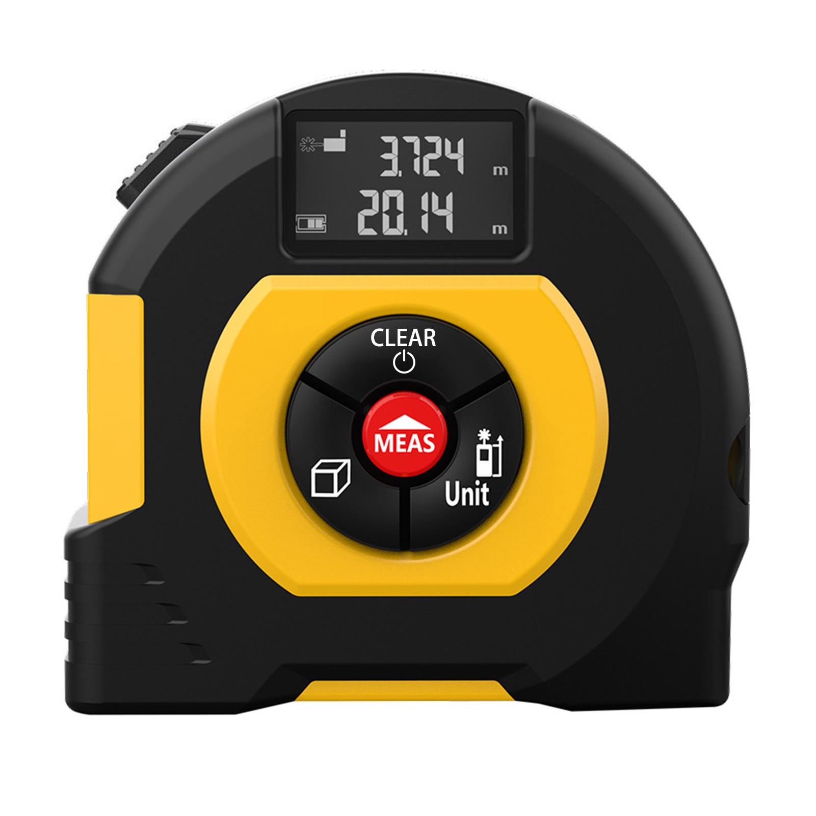 

Лазерная рулетка 196 футов Лазерное измерение и 5 метров Ручное измерение Поддержка цифровой рулетки 60