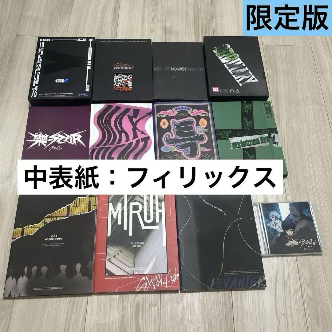

[USED] Stray Kids Limited Edition Bulk Album CD Inside Cover Felix