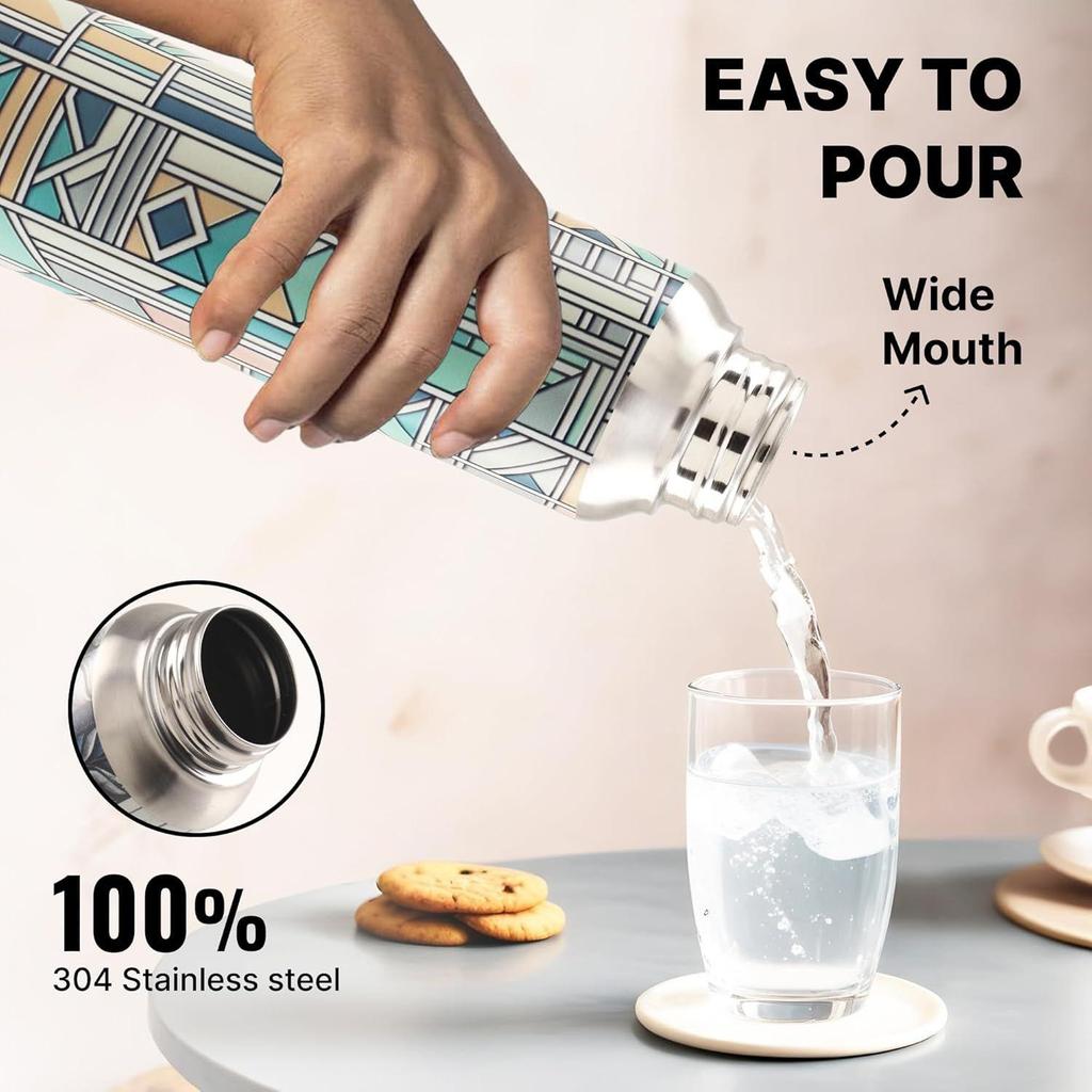 Stainless Steel Water Bottle -1 (Pastel), 950 Ml