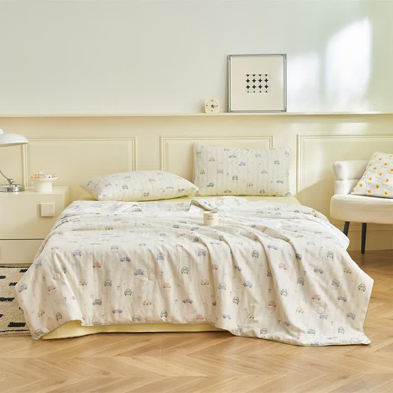 Yalu Kids Car Pattern Summer Comforter