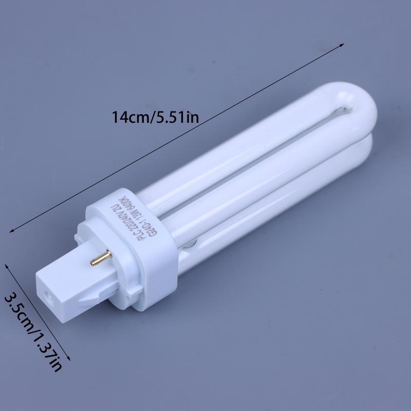 1/3/5Pcs Energy Saving Lamp Light Bulb Downlight Compact Fluorescent Bulbs Replacement Plug Led 2 Pin Double Tube Led Lamp Bulb