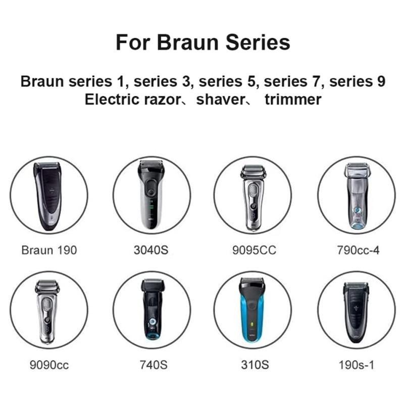 Per Rasoio Braun 12V 0.4A Spina a Muro Adattatore di Alimentazione AC Caricabatterie Serie 1 3 5 7 9 3731 3730 3020 5010 5517 3010S 5408 300S