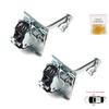 BDP769-1 2 Pieces Front Left AND Right Door Catch Hinge Brake Stop Check Strap Limiter for Peugeot 3008 MK1 T84 0U 5008 MK1 T87 0U 0E 9181Q2
