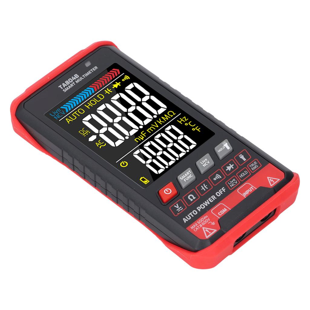 Digitales Multimeter Farbbildschirm NCV Ultradünn Spannungsfest Frequenz Kapazitätsmesser