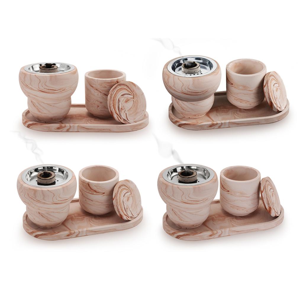 DIY Decor Aromatherapy Jar Storage Container Silicone Bottle Mould, Jar Mold Epoxy Casting Molds with Lids for Storing