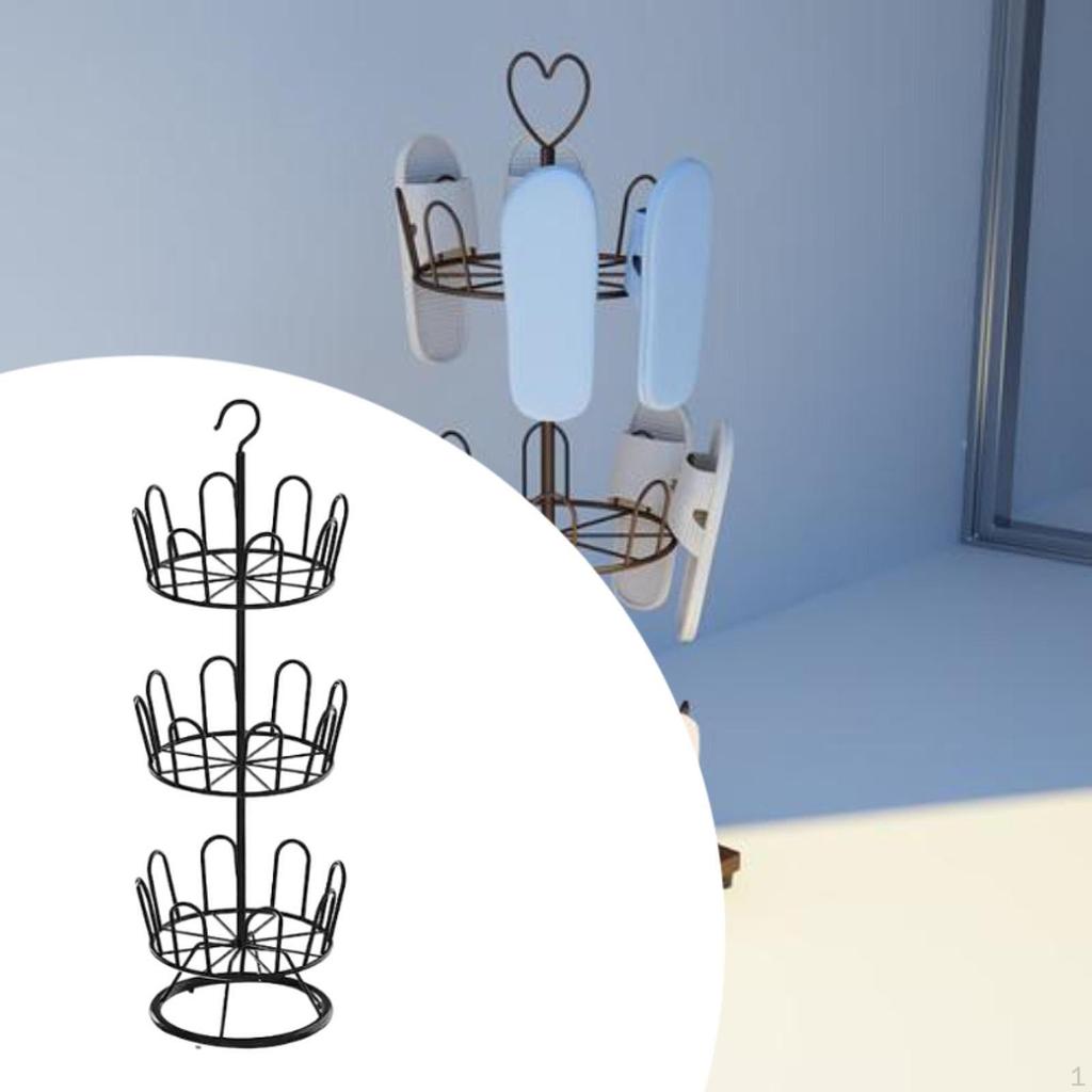 Solução de armazenamento de carrossel de sapatos