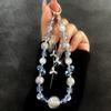 High-end Phone Lanyard Wrist Crystal Tassel Chain New Phone Strap Car Keychain Pendant Accessories