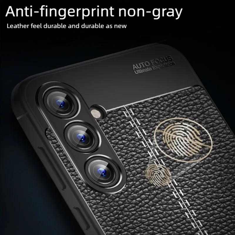 Für Samsung Galaxy A35 Hülle Samsung Galaxy A05 A05S A15 A25 A35 5G Hülle Luxus Original TPU Stoßfest PU Leder Silikonhülle