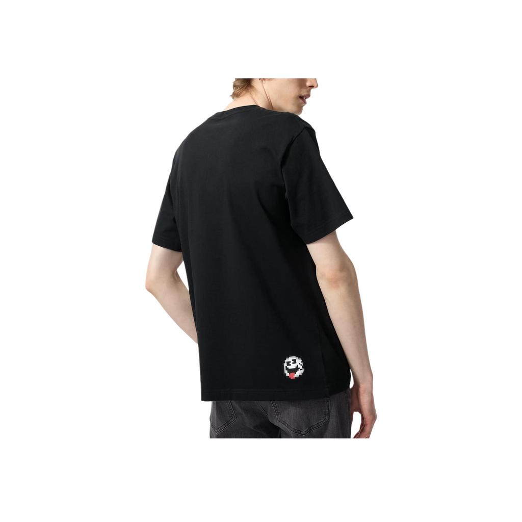 UNIQLO Super Mario Collaboration Loose Casual Short Sleeve T-Shirt With Multi-Pocket Embroidery On The Chest Men tops 481024-09