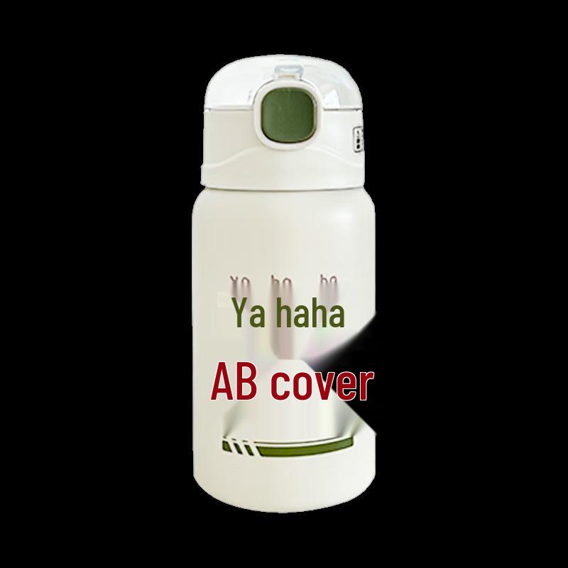 

TLAKEHO Insulated Water Bottle with Straw and Strap