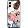 For Vivo Y28 4G Case 6.68'' Black TPU Silicon Cartoon Protection Cover for VivoY28 Y 28 4G Shockproof Capa Wolf Animals Soft Bag