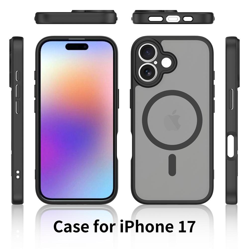 Luxus Matte Transparente Hülle Für iPhone 16 Pro Max Plus 15 14 13 12 mini 11 Magsafe Kabelloses Laden Stoßfeste Abdeckung