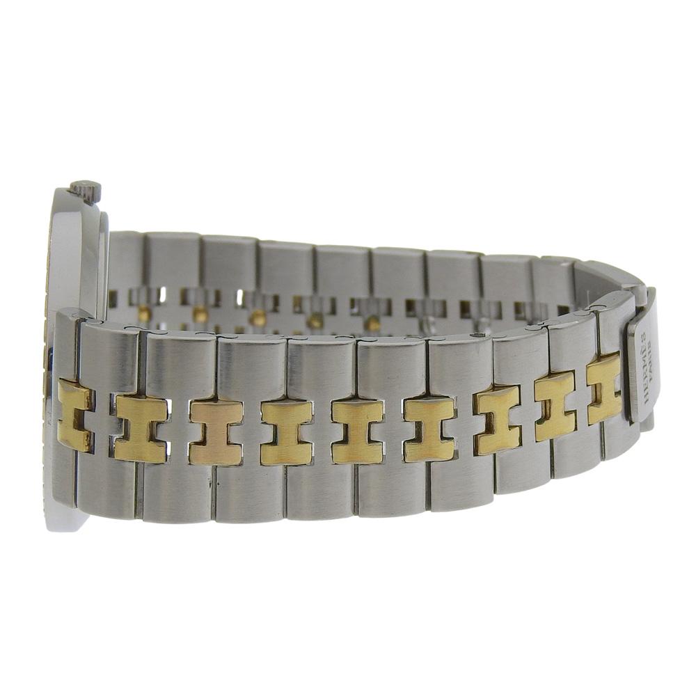 HERMES Serie Watches IvoryDial Stainless Steel Quartz Analog display unisex Used