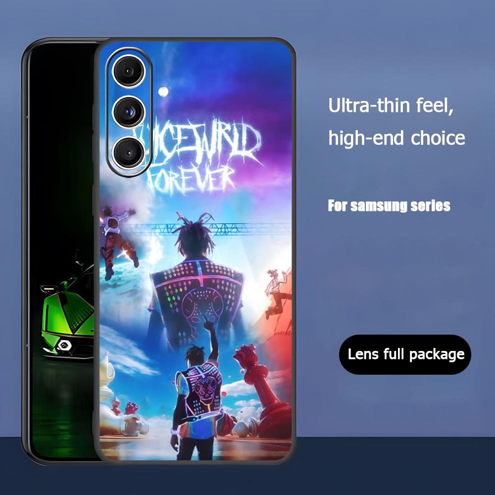 

Popular Juice WRLD Album Phone Case For Samsung Galaxy S25 S24 S23 S22 S21 S20 Plus Ultra Note20 Soft Black Galaxy S24 Ultra