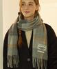 NONLOCAL Holiday Check Blend Muffler - Gray Check