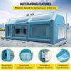Inflatable Spray Booth Car Paint Tent 8.5 x 4.6 x 3 m Filter System 2 Blowers