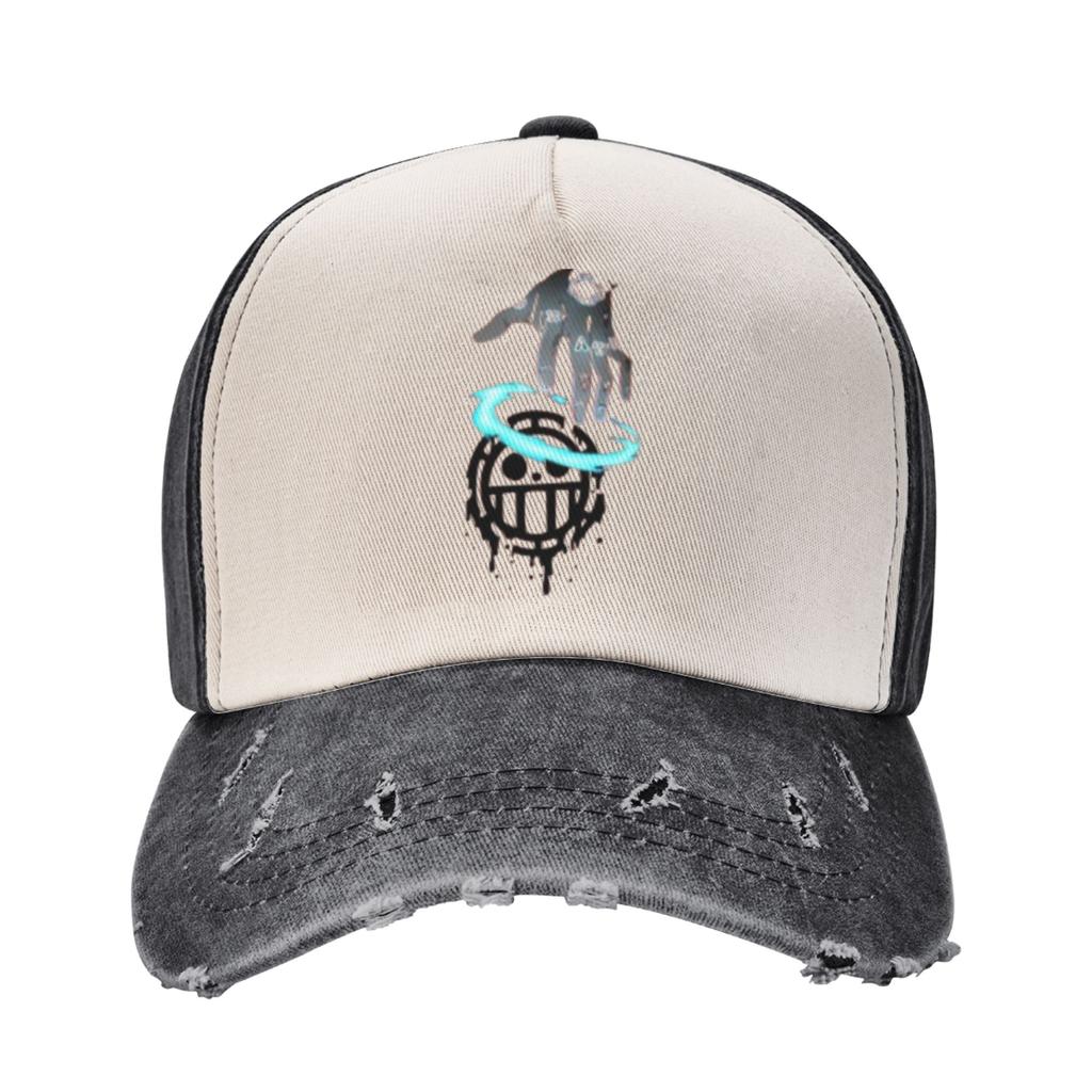 Hip Hop Tony Tony Chopper One Piece Flag Baseball Cap Distressed Denim Snapback Cap Outdoor Summer Adjustable Fit Caps Hat