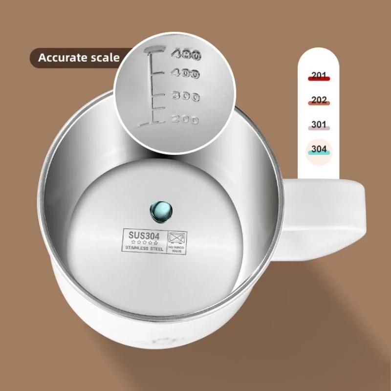 500ml Thermos Mug 304 Stainless Steel Coffee Cup With Handle Leak-Proof Vacuum Flask Insulated Cup Portable Thermal Water Bottle