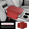Car Armrest Pad: Breathable, Thin Style with Side Pockets, Central Elbow Protector Cover