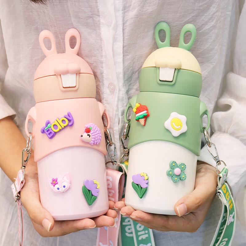 Kids 316 Stainless Steel Insulated Straw Water Bottle
