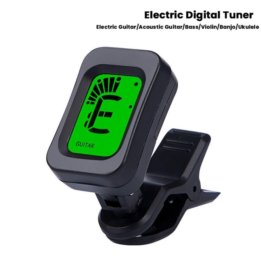 Clip-on Electric Digital Tuner Guitar Sound Regulator  Electric Acoustic Guitar