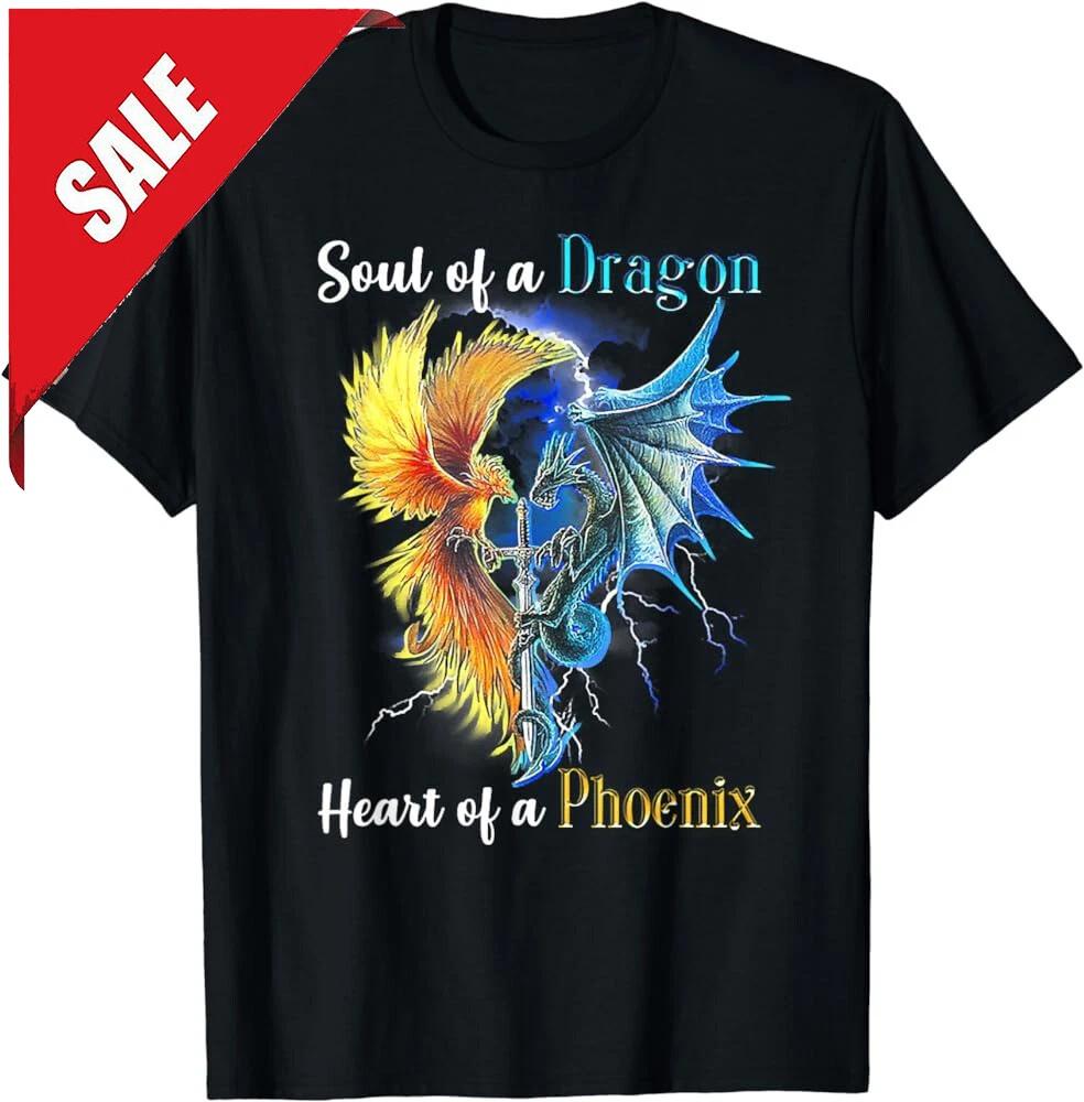Soul Of A Dragon Heart Of A Phoenix T-Shirt XXXXL