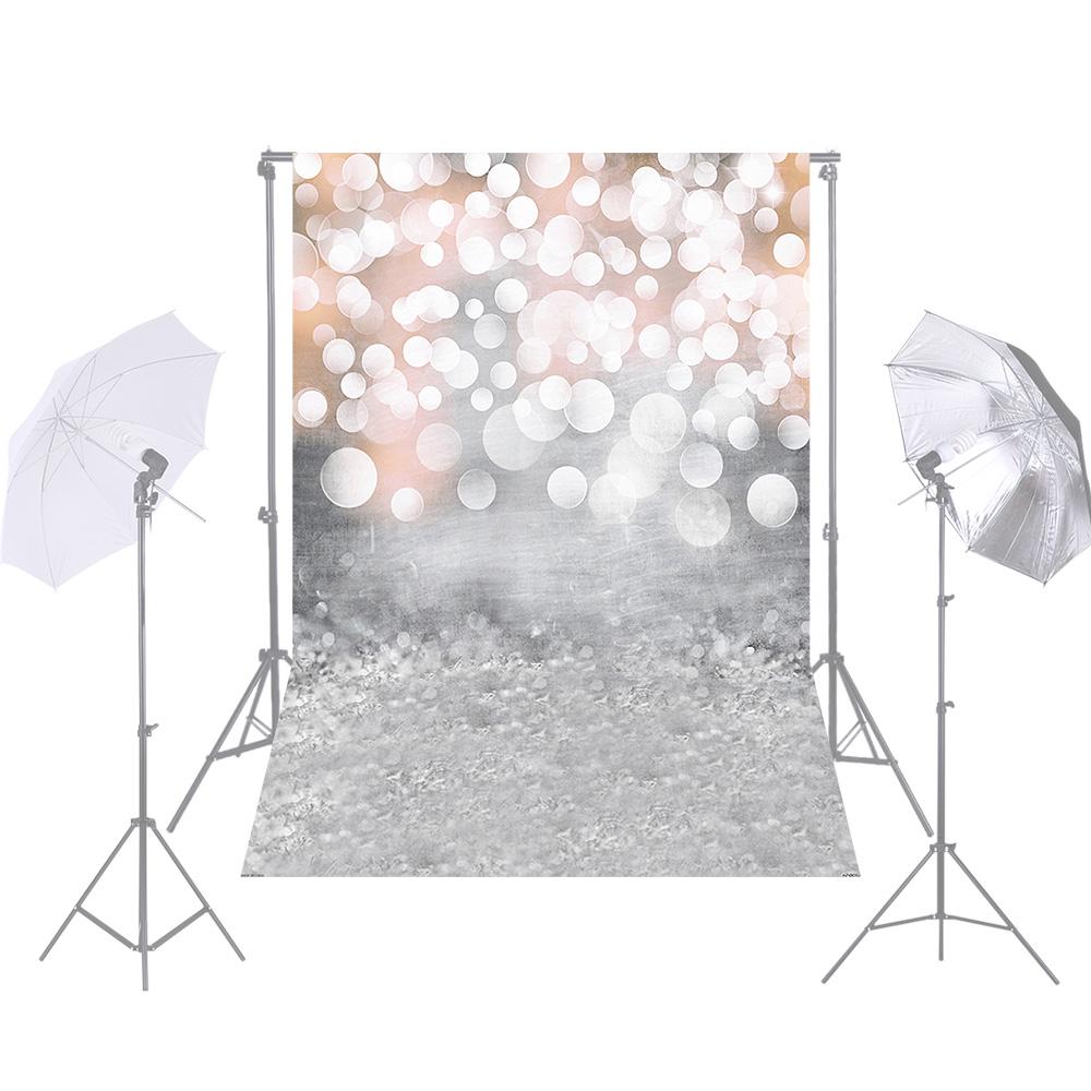 1.5 * 2.1m/5 * 7ft Fotobakgrund Glitter Ljus Bokeh Fläck