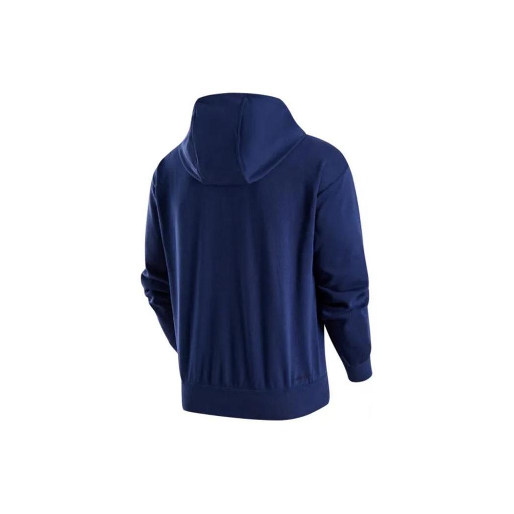 Nike Dri-Fit Solid Hoodie With Drawstring, Quick-Drying Casual Sweatshirt Men Tops Blue FN3396-410