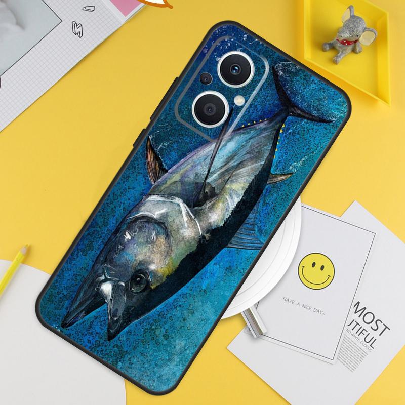 Bluefin Tuna Case For OPPO Reno 7 8 8T 2Z 4Z 5Z 6 Lite 10 Pro OPPO Find X5 X6 Pro X2 Lite X3 Neo Cover