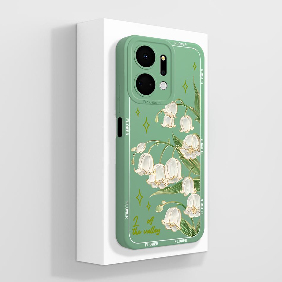 Für Honor X7 X7A X7C X7D X70 Hülle Anime Faule Katze Funda Für Honor X 7 Weiche Flüssigsilikon Handy-Rückseite Vollschutzhülle