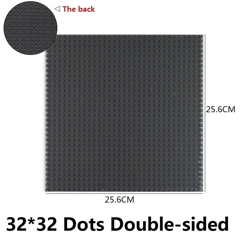 Non-Toxic Single Double Sided 32X32 16X16 16X32 Dots Classic Base Plates Blocks Diy Small Size Bricks Baseplates Construction Building Toy