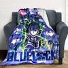 Bluelock Print Flannel Blanket High Quality Warm Comfortable Cover for All Seasons Perfect for Gifts Home Decor