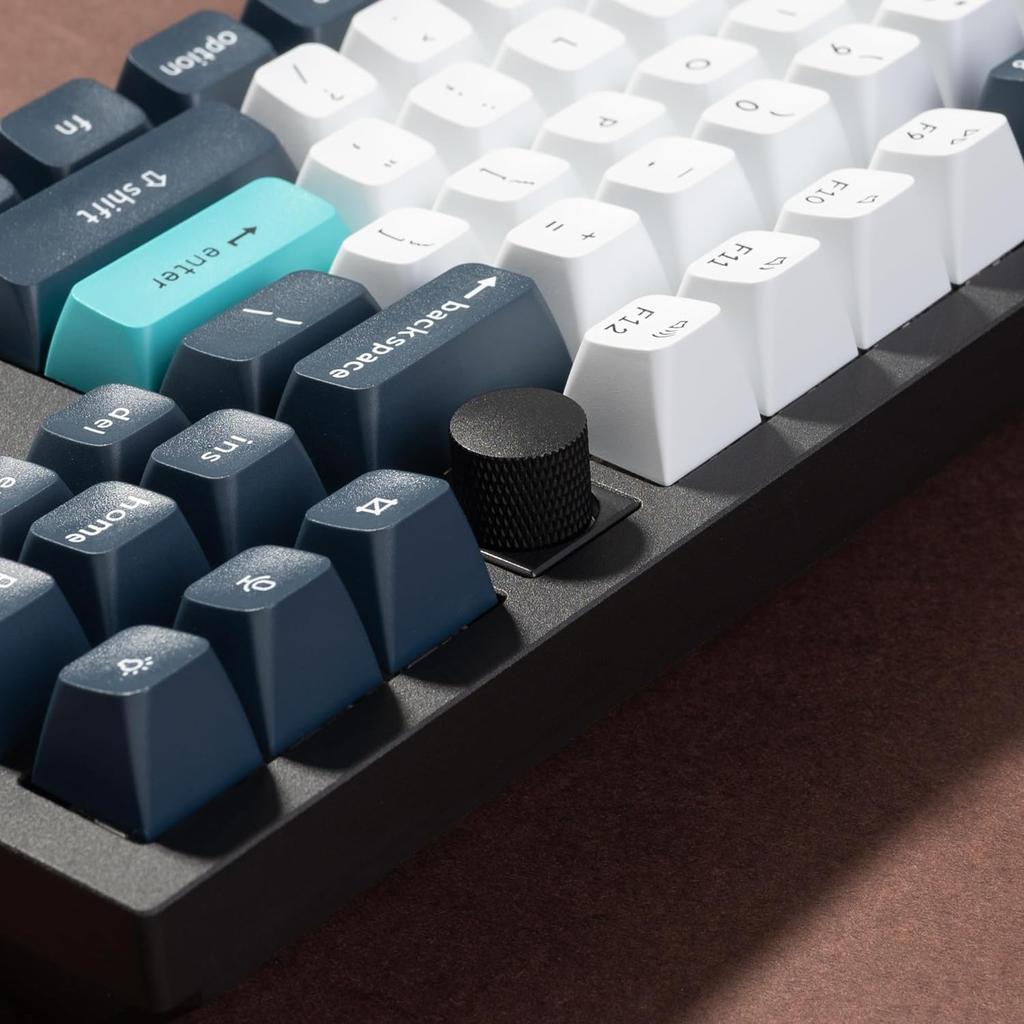 Keychron Q3 Max Wireless Custom Mechanical US RGB Gateron Jupiter Mechanical Windows Compatible Gateron Jupiter Mechanical Red QMK/VIA Keyboard, 2.4