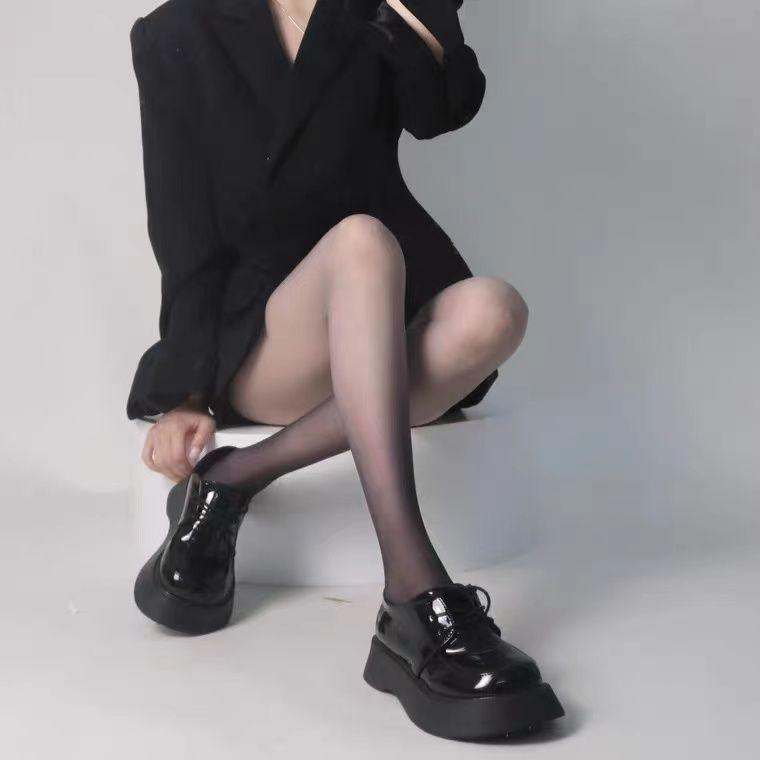 Gradient Color Stockings Niche Millennium Black Gray Japanese Style Colorful Ultra-thin Arbitrary Cut Pantyhose