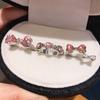 Jewelry Butterfly Bow Ring Set With Rhinestones For Women Fashion Accessories