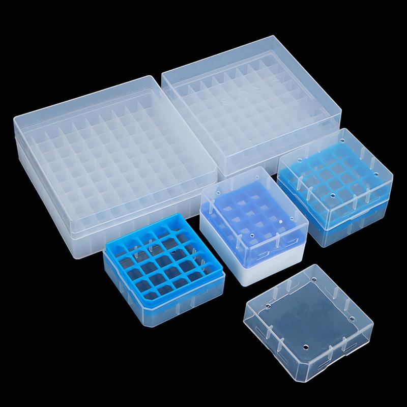 Test Tube Holder Centrifuge Tube Rack Box With Cover Centrifugal Tube Support