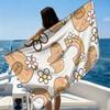 1pc Cute Cartoon Capybara Beach Towel Super Absorbent Small To Large Towel Suitable for Beach Yoga Pool Summer Gift for Friends