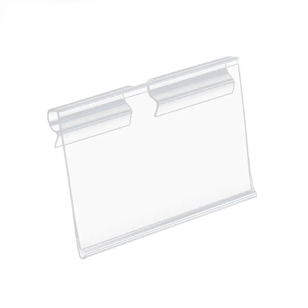 Price Tag Price Label Holders PVC Plastic Retail Shelf Card Slot  Mall Shop