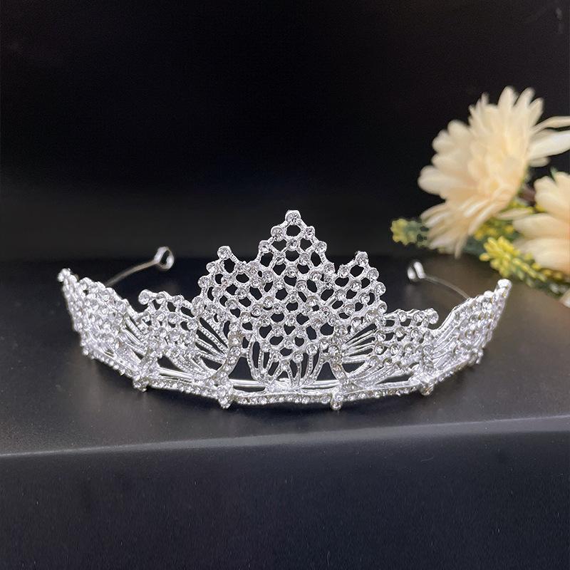 Neue Hochzeitskrone Kopfbedeckung Braut Grand Luxuriöse Strass Hochzeit Abendessen Hochzeit Stil Krone