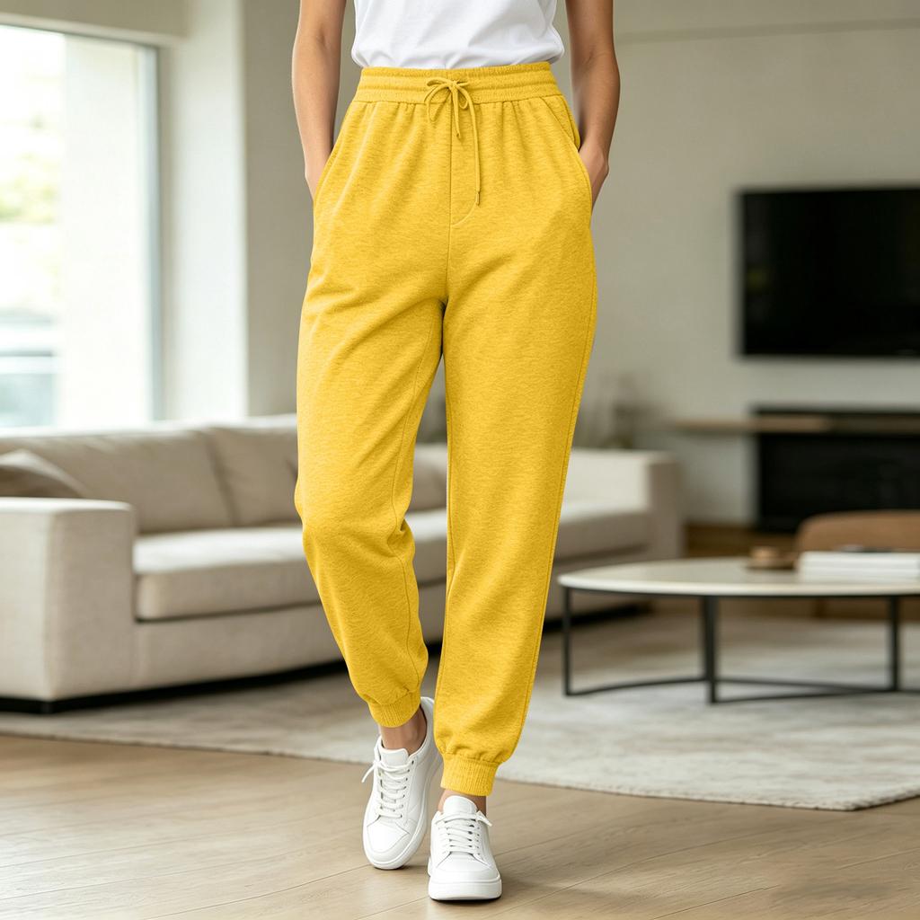 Women's Casual Drawstring Jogger Sweatpants for Everyday Wear