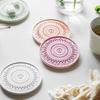 Home Decor Handmade Concrete Gypsum Silicone Round Clay Tools Resin Casting Mold Coaster Mould Soap Dish Tray