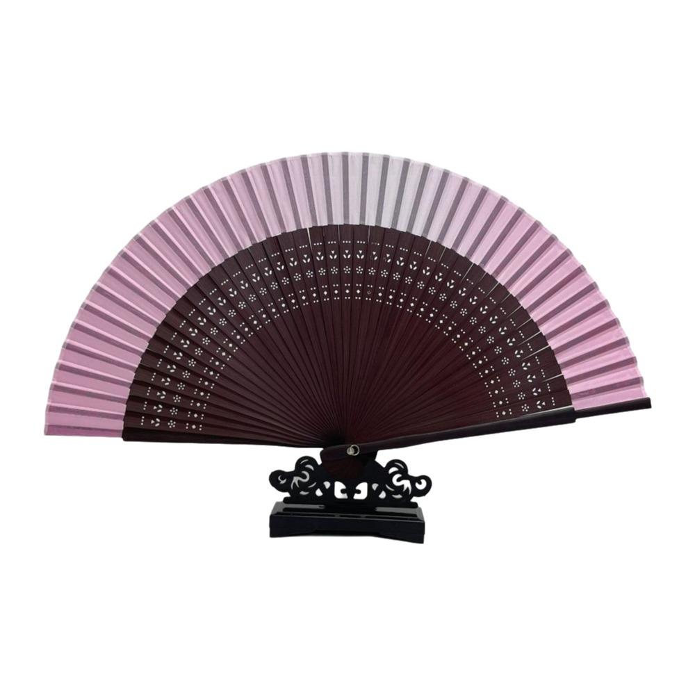 Summer Bamboo Folding Fan Chinese Style Decorative Bamboo Fan Handheld Fan for Dance Performance