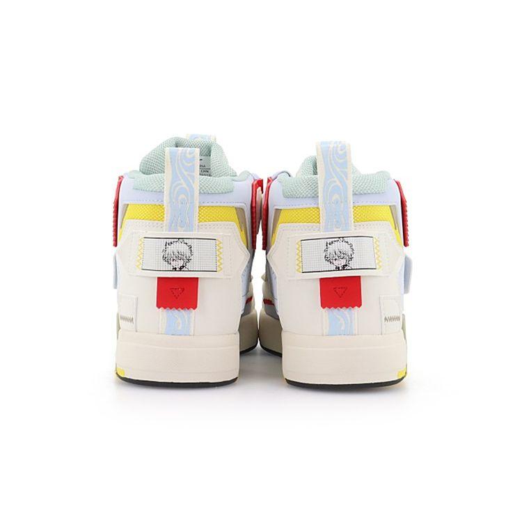 Hongxing Erke Gintama Non-Slip Wear-Resistant High-Top Skate Shoes Men skate shoes White Blue 11120301529-001