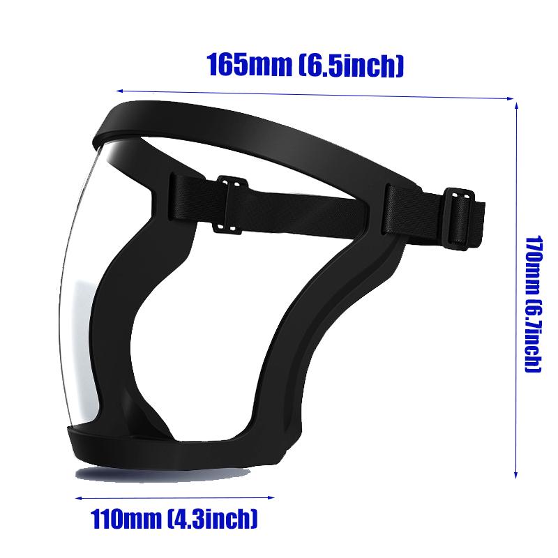 Arbeitsschutzmaske, transparenter Gesichtsschutz, Gesichtsschutzschild, Schutz für die Außenheizung, Heimküchenwerkzeuge, Vollgesichtsschild