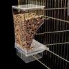 Antispilling Birdcage Feeder Parrots Feeding Box for Budgies Automatic Bird Feeder Seed Container Bird Feeding Supplies