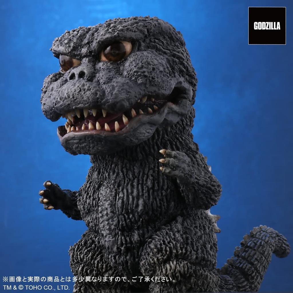 GARAGE TOY Godzilla 1973 General Distribution Approximately 130mm PVC Figure X-Plus Defo-Real Version, Tall, Pre-painted