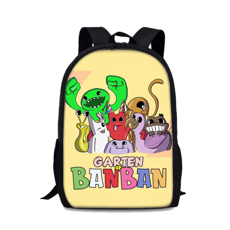 Cartoon Youthful Garten of Banban Student School Bags Notebook Backpacks 3D Printed Oxford Waterproof Boys/Girls Travel Bags
