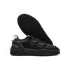 FILA Salto Crackle Leather Low-Top Retro Basketball Shoes Women sneaker Black F12W141225FBK