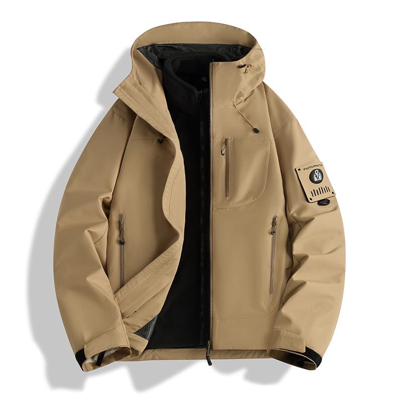 2025 Women's 3-in-1 Windproof Waterproof Jacket for Spring, Autumn, and Winter Outdoor Activities
