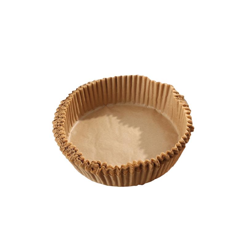 Air Fryer Silicone Oil-Absorbing Paper Pads: Round & Square Shapes with Bubble Wrap Packaging